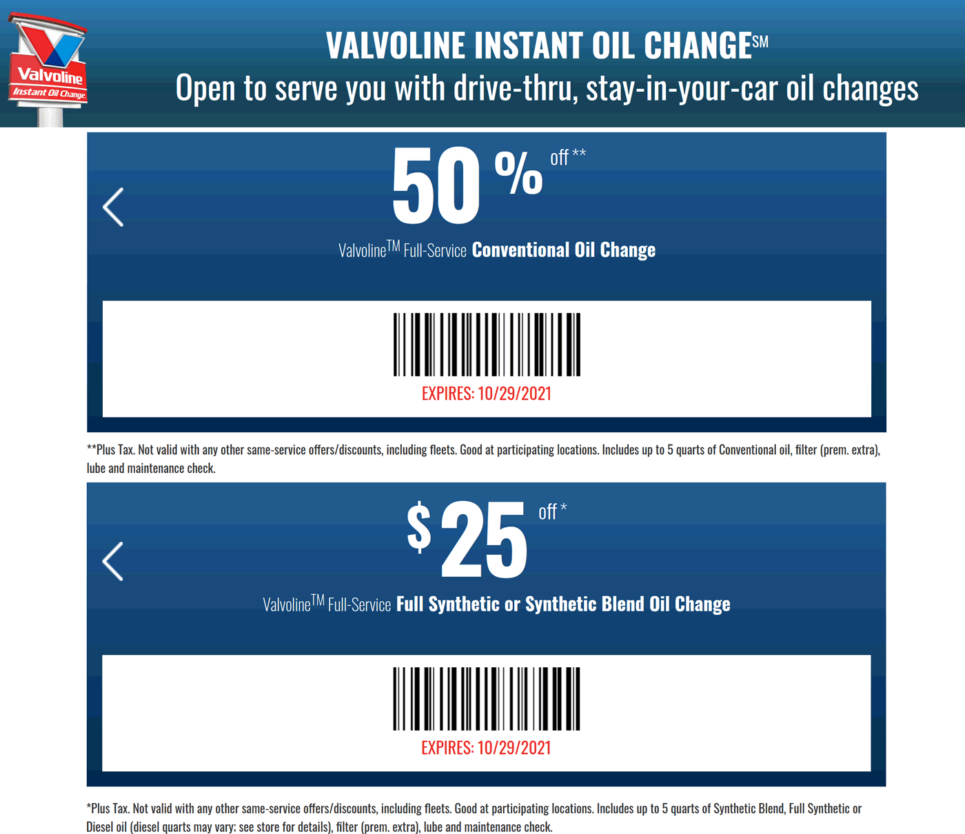 Valvoline Coupon 50 Percent Off 2024 Bambie Vernice