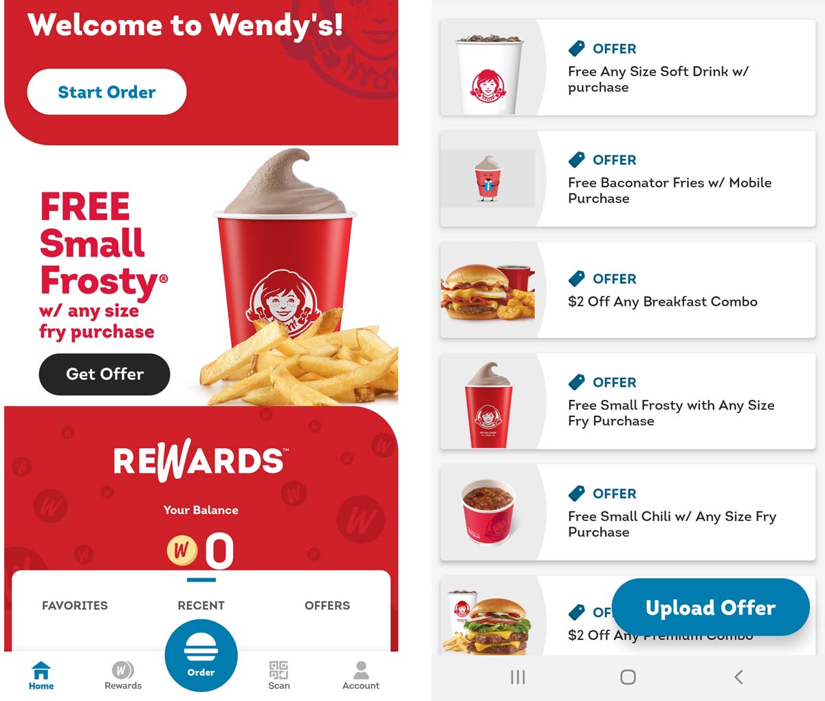 Wendys restaurants Coupon  Free frosty with your fries & more today at Wendys #wendys 