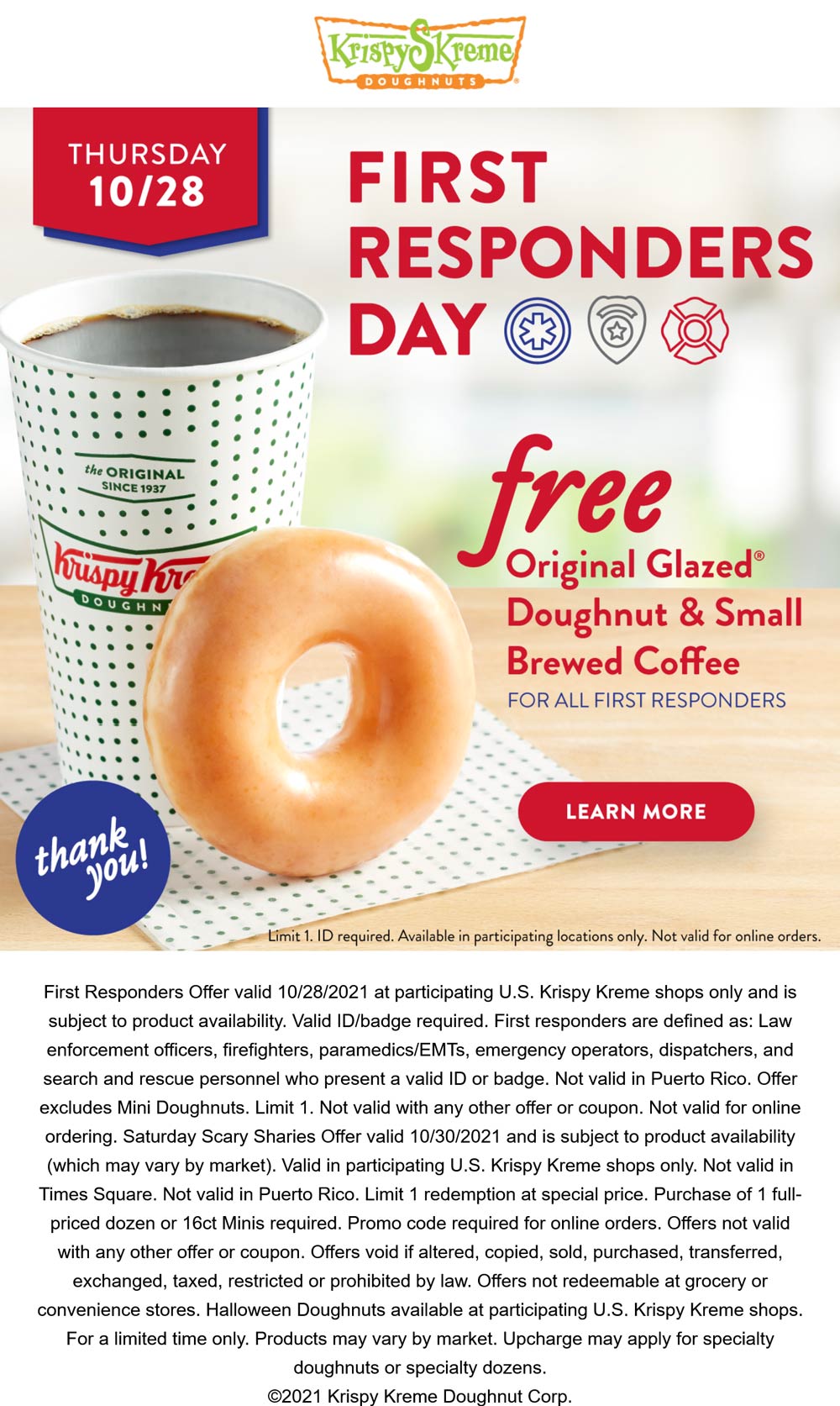 Krispy Kreme coupons & promo code for [February 2024]