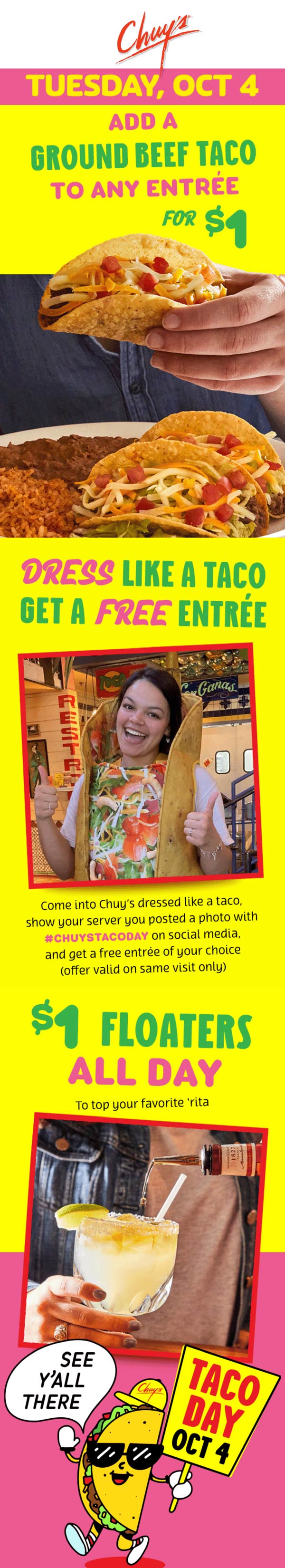 Chuys coupons & promo code for July 2025