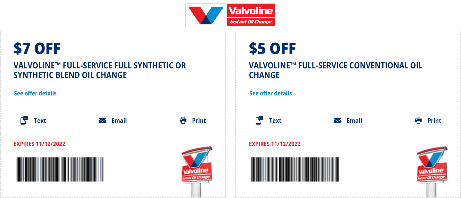 Valvoline coupons & promo code for [November 2022]
