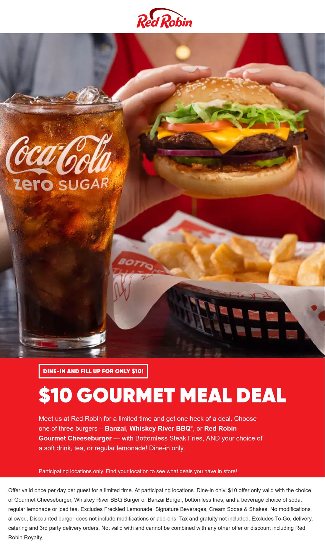 Red Robin coupons & promo code for [November 2022]