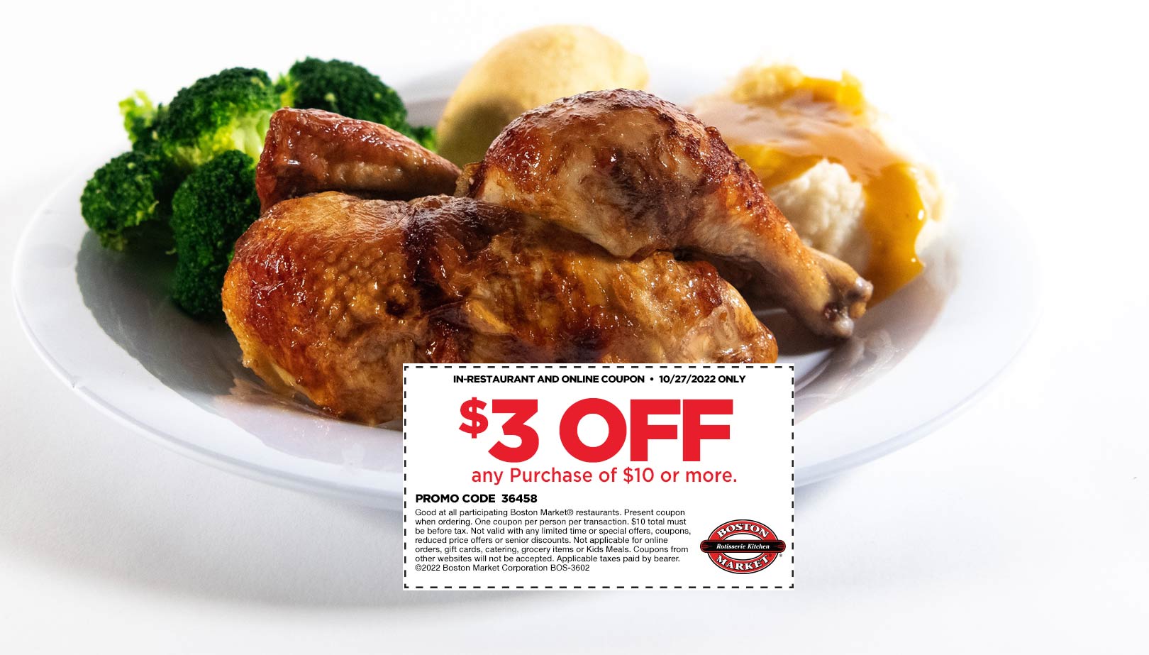 Boston Market restaurants Coupon  $3 off $10 today at Boston Market restaurants #bostonmarket 