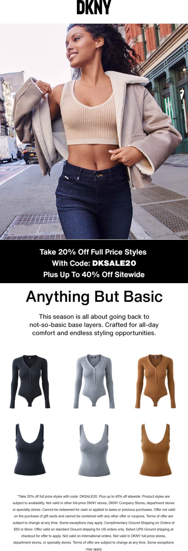 DKNY coupons & promo code for [November 2022]