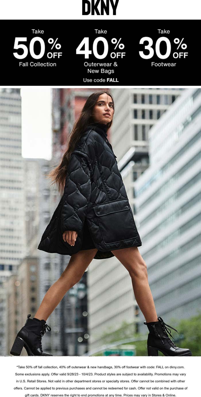 DKNY coupons & promo code for [November 2024]