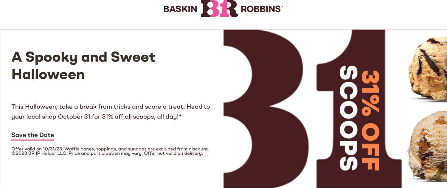 Baskin Robbins July 2024 Coupons and Promo Codes 🛒