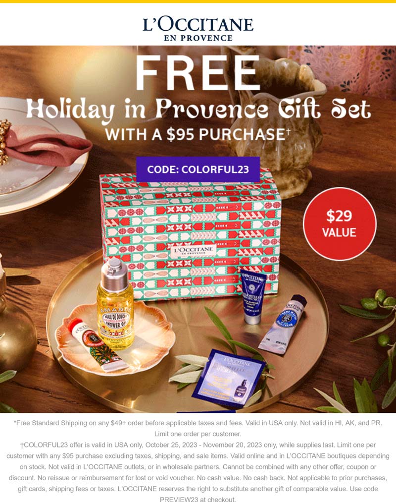 LOccitane March 2025 Coupons and Promo Codes 🛒