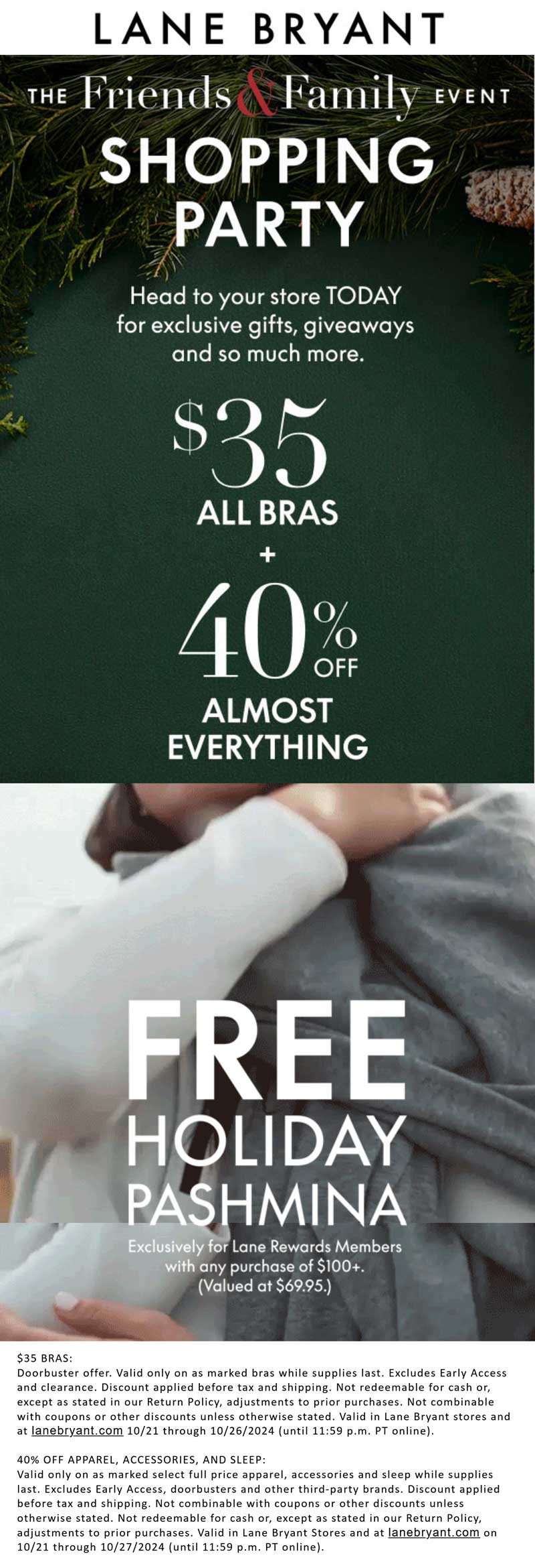 Lane Bryant stores Coupon  40% off everything at Lane Bryant #lanebryant 