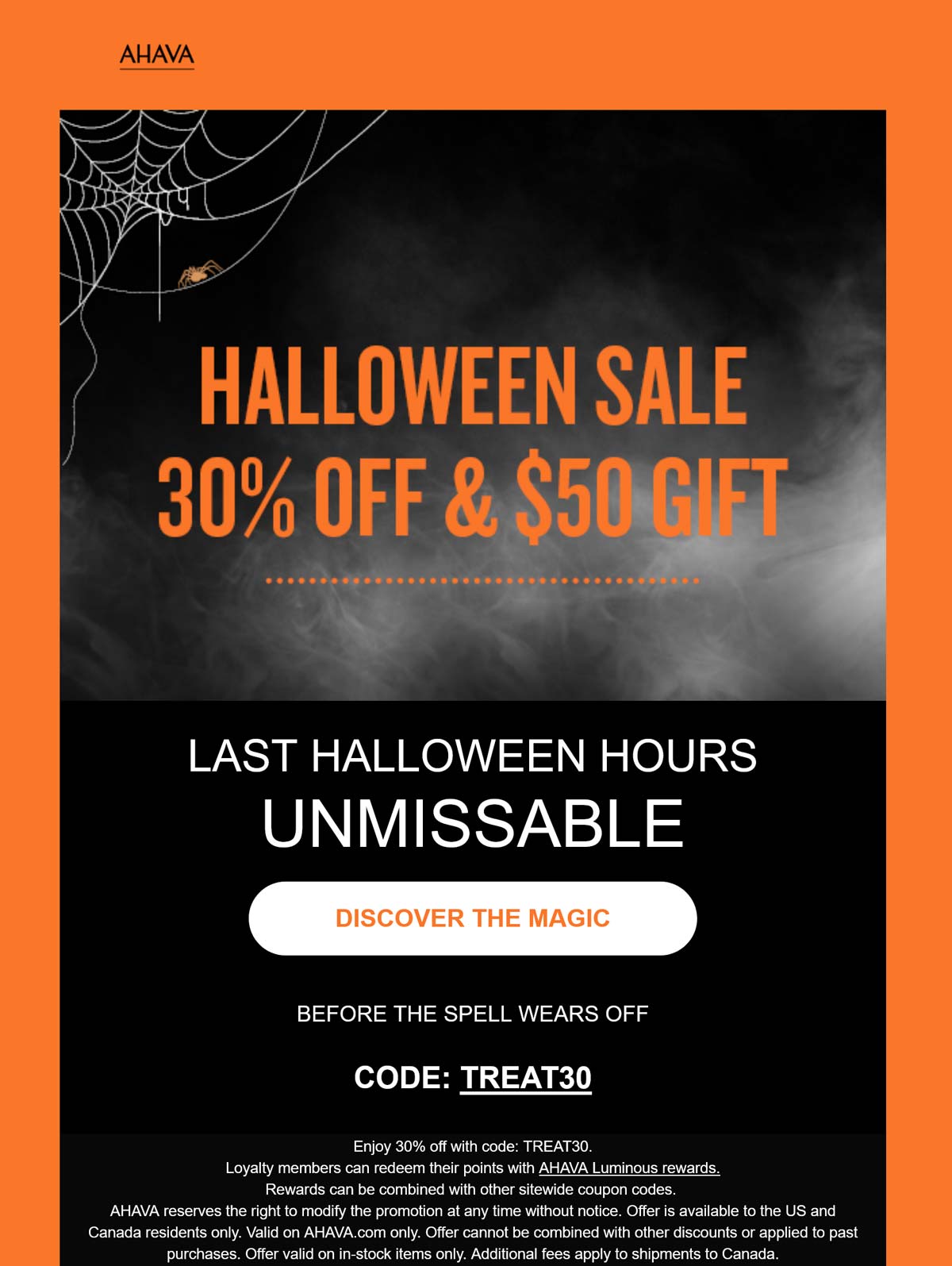 AHAVA stores Coupon  30% off at AHAVA via promo code TREAT30 #ahava 