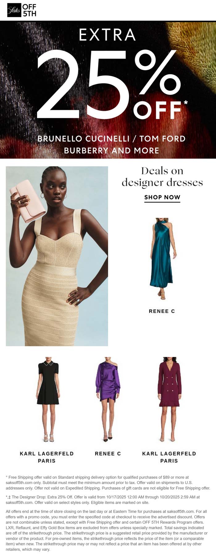 OFF 5TH coupons & promo code for October 2025
