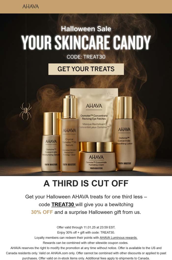 AHAVA coupons & promo code for October 2025