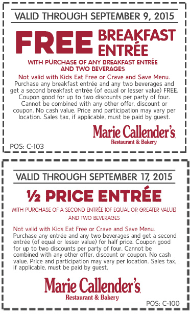 Marie Callenders coupons & promo code for [May 2024]