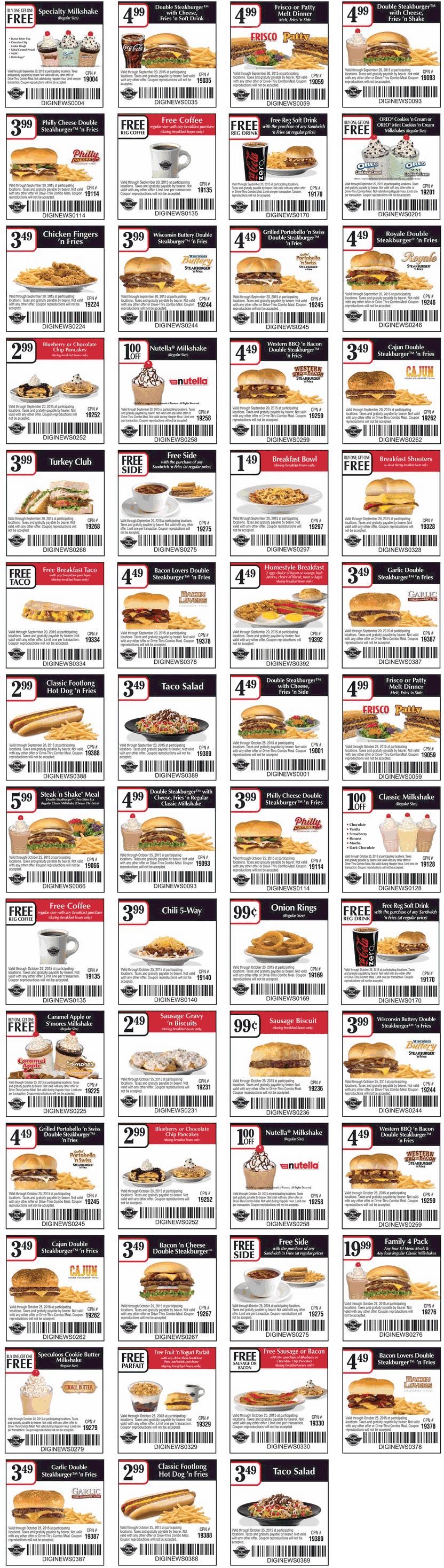 Steak n Shake coupons & promo code for [May 2024]
