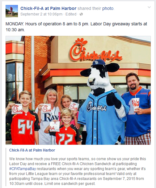 Chick-fil-A coupons & promo code for [May 2024]