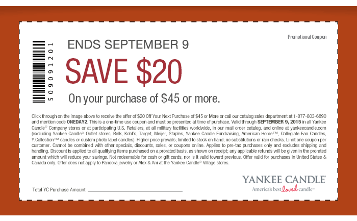 Yankee Candle coupons & promo code for [May 2024]