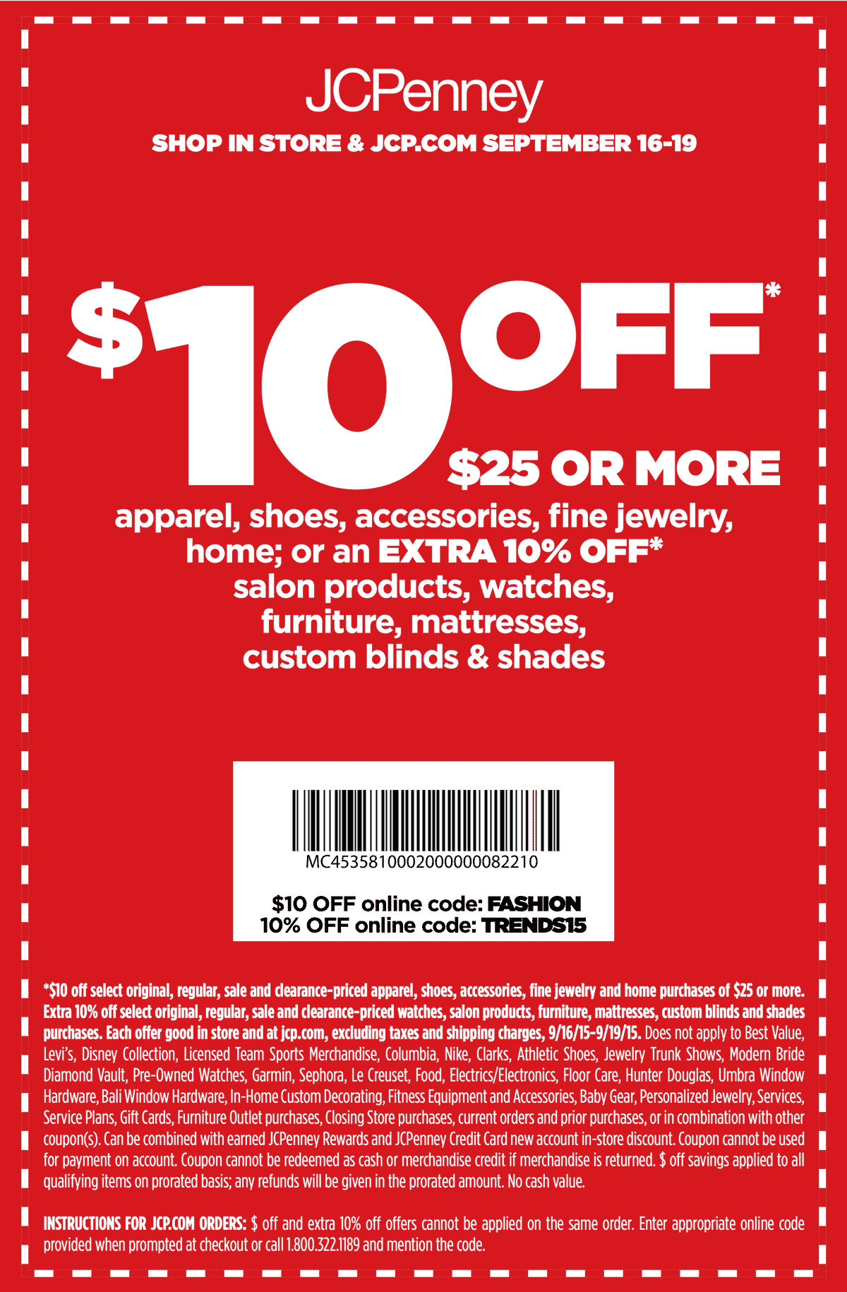 JCPenney Coupon April 2024 $10 off $25 at JCPenney, or online via promo code FASHION