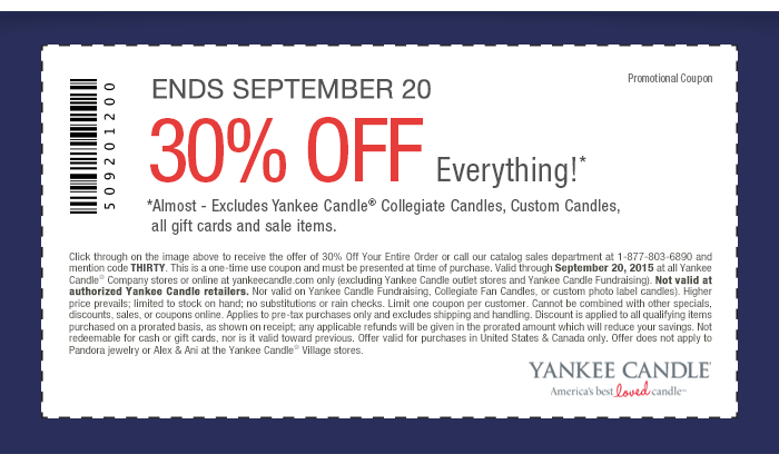 Yankee Candle coupons & promo code for [April 2024]