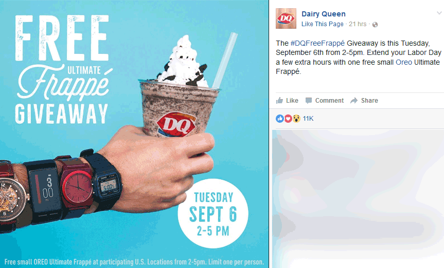 Dairy Queen Coupon April 2024 Free frappe Tuesday at Dairy Queen