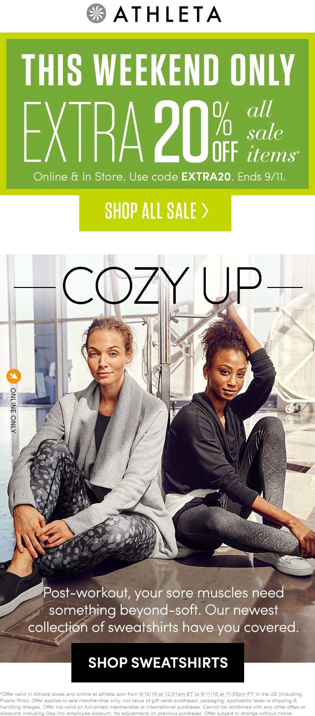 Athleta July 2021 Coupons and Promo Codes 🛒
