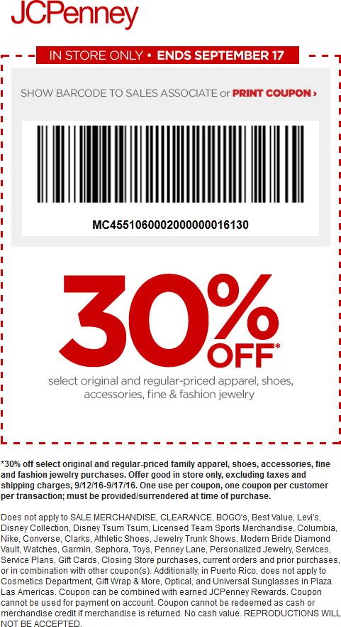 jcpenney discount code
