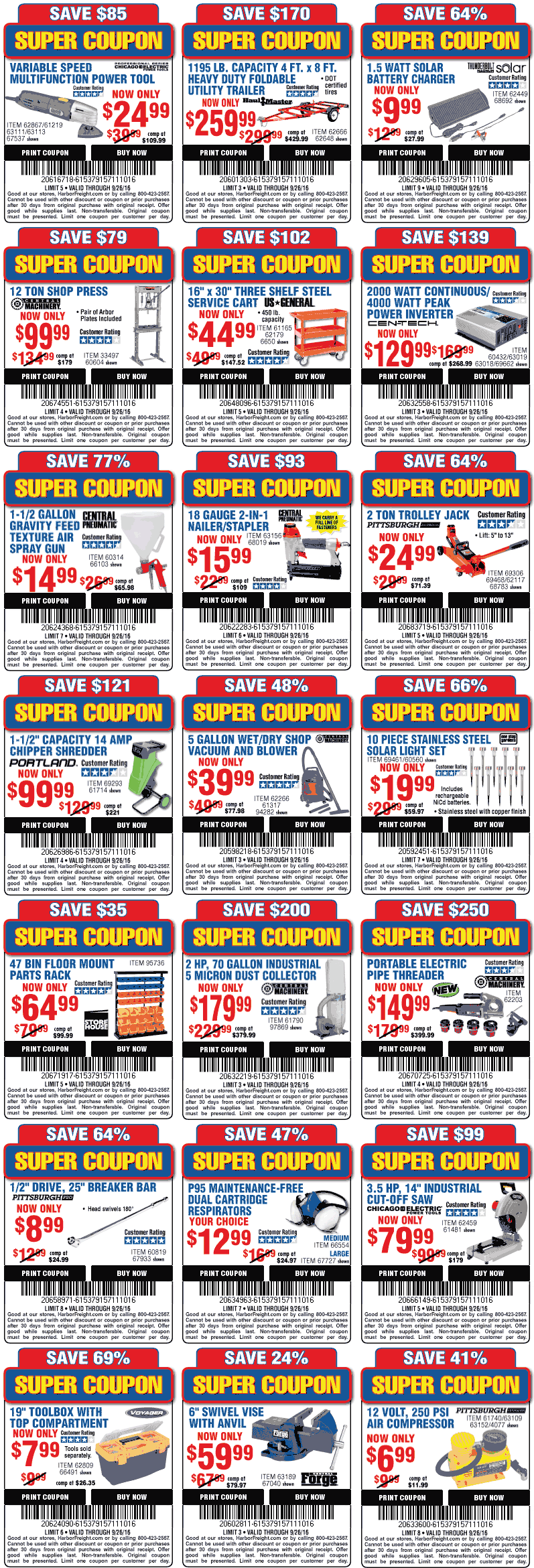 Harbor Freight Tools June 2024 Coupons and Promo Codes 🛒