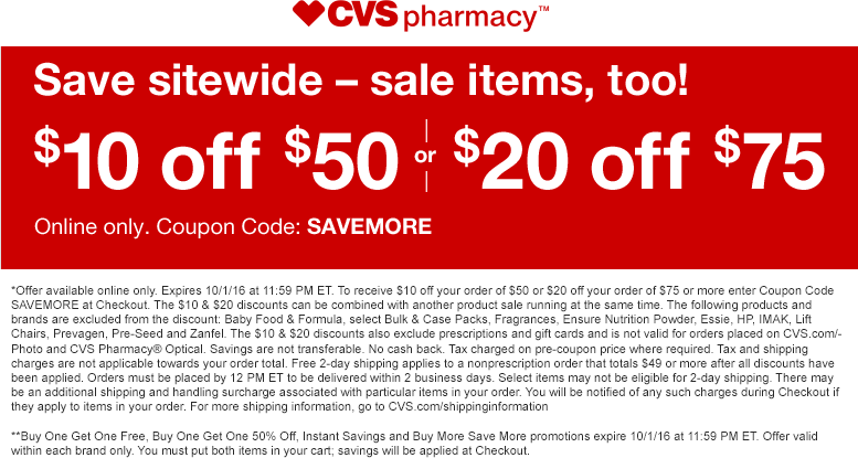 CVS Pharmacy coupons & promo code for [May 2024]