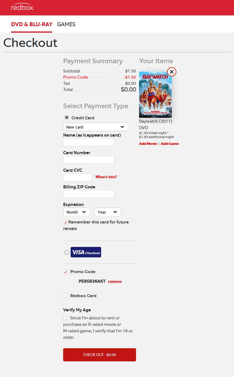 Redbox Coupon April 2024 Free DVD rental at Redbox via promo code PE8SB36AKT