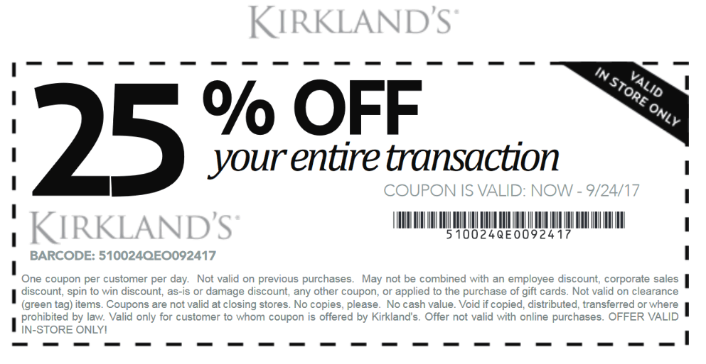 Kirklands January 2024 Coupons and Promo Codes 🛒