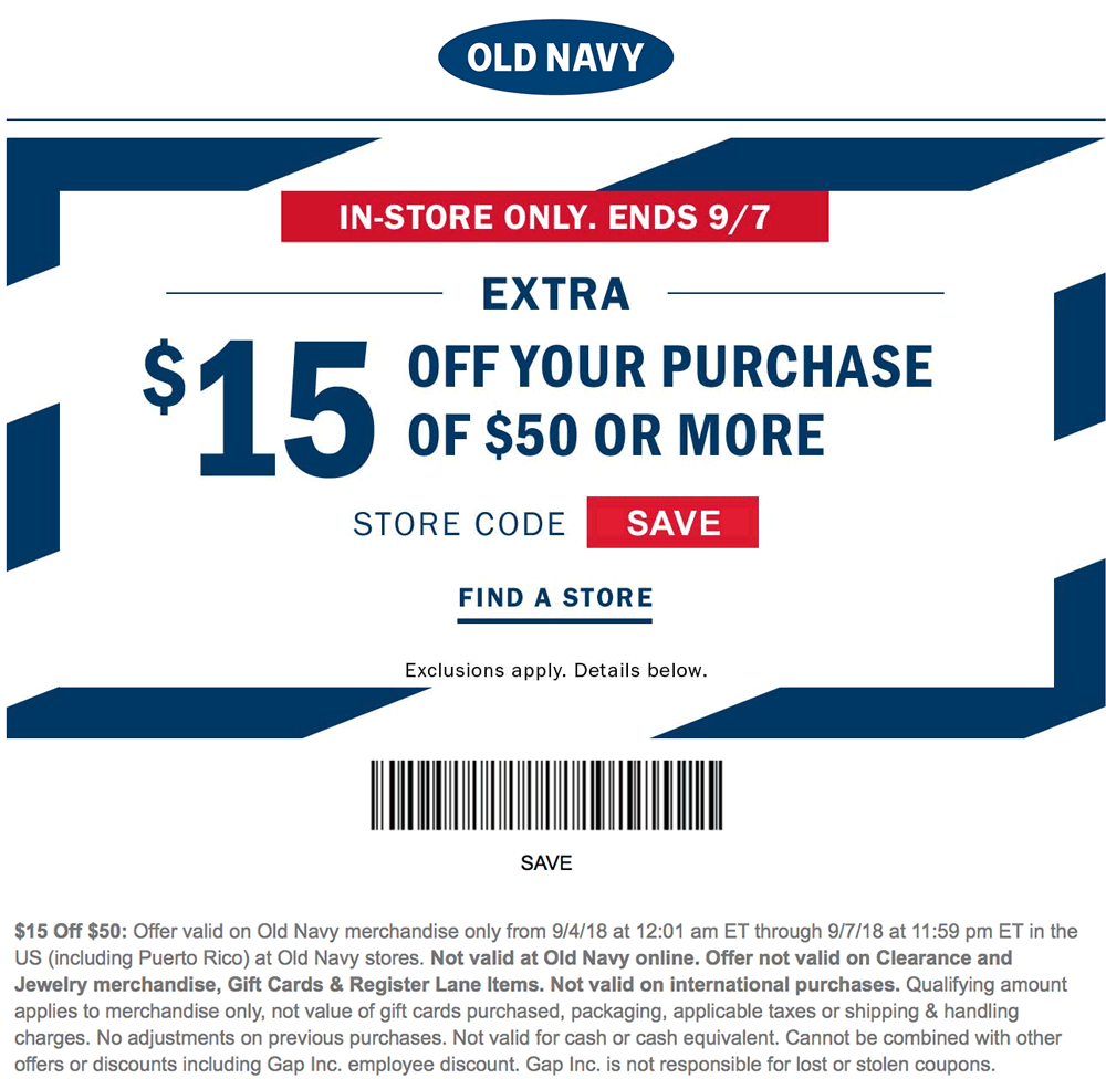 Old Navy September 2020 Coupons and Promo Codes 🛒