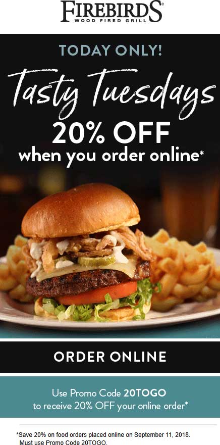 Firebirds February 2021 Coupons And Promo Codes 