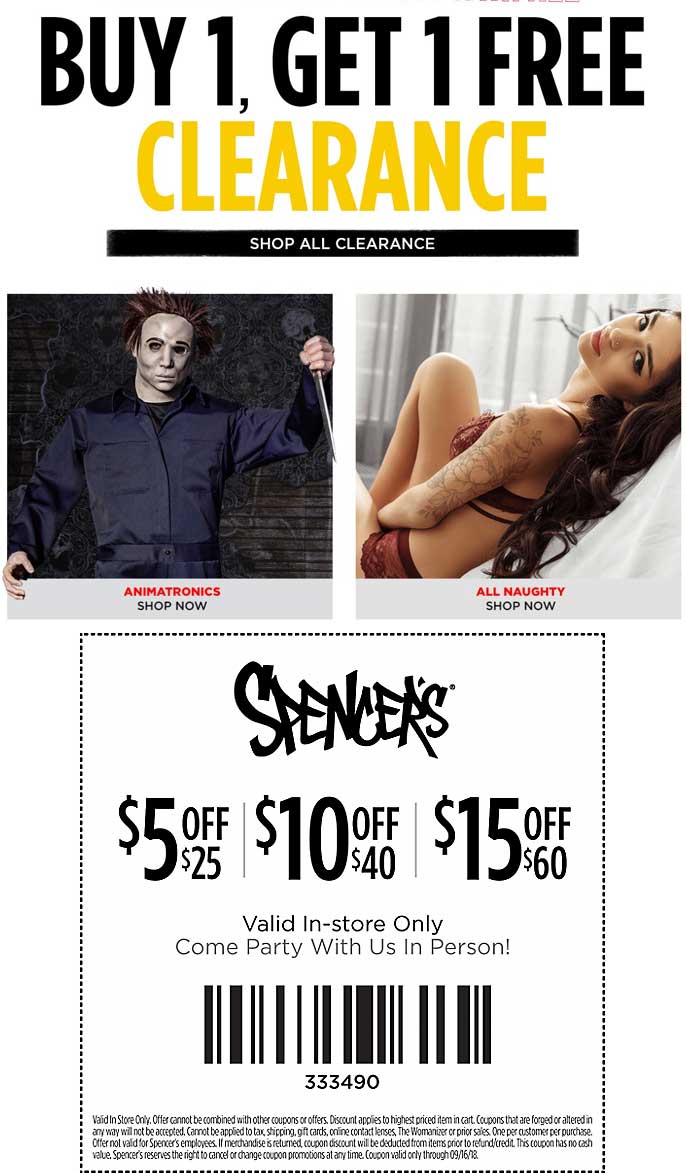 Spencers Coupon April 2024 $5 off $25 & more at Spencers