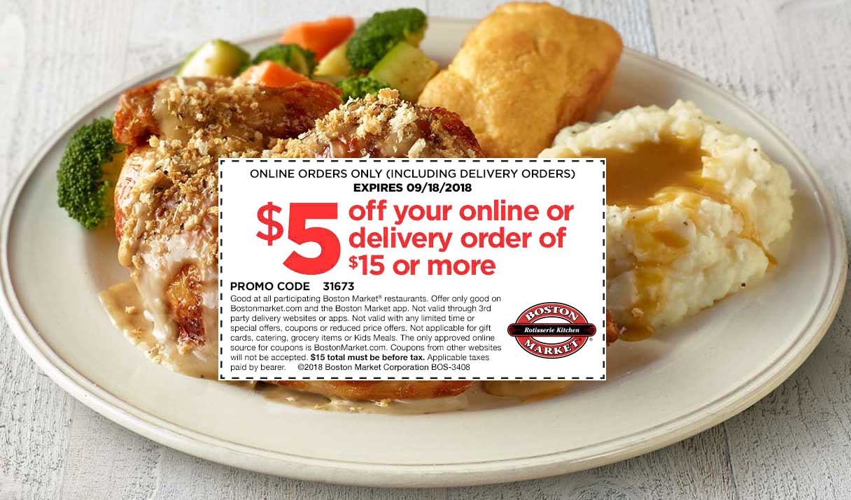 Boston Market January 2024 Coupons and Promo Codes 🛒