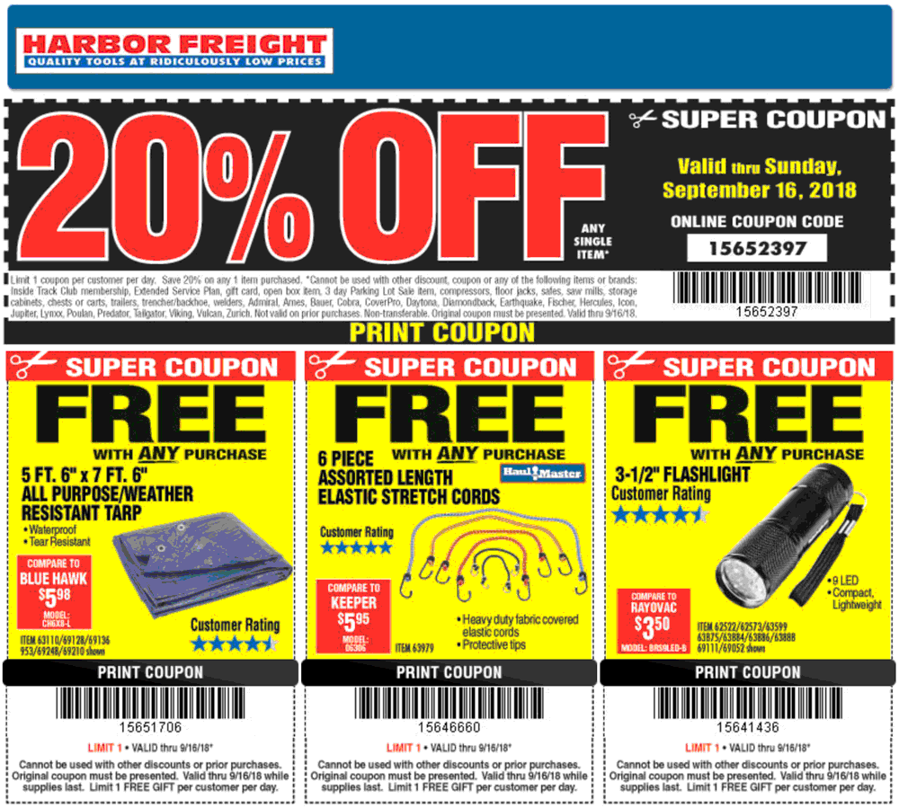 Harbor Freight June 2024 Coupons and Promo Codes 🛒