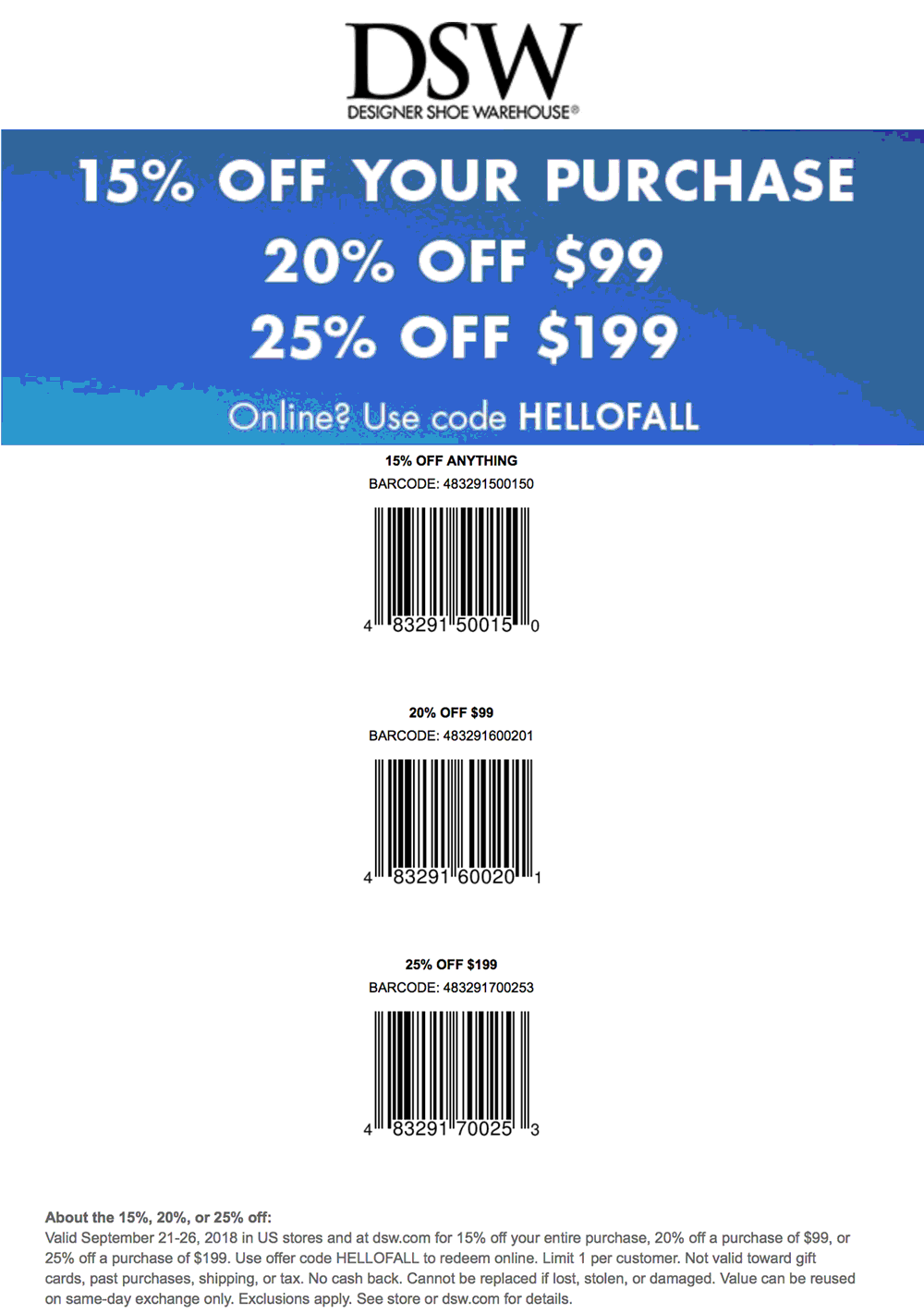 Dsw Printable Coupon 2021 Customize And Print