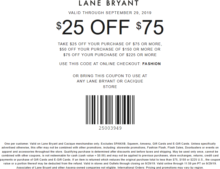 Lane Bryant coupons & promo code for [October 2022]