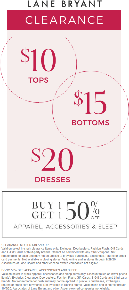 Lane Bryant stores Coupon  Second apparel or accessory 50% off at Lane Bryant & Cacique #lanebryant 