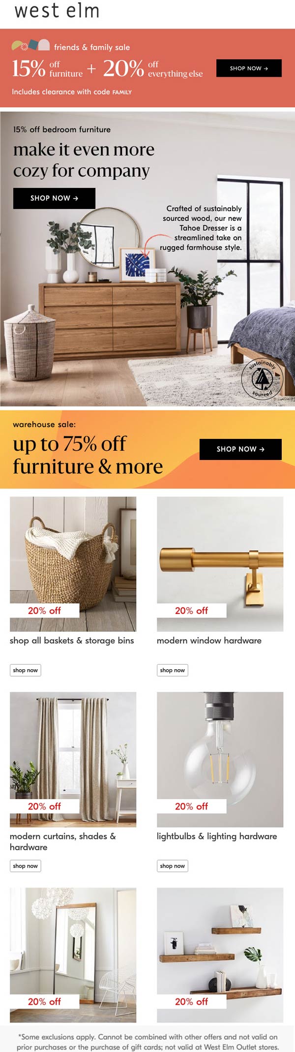 July 2021 15 Off Furniture 20 Off Everything Else At West Elm Or Online Via Promo Code Family Westelm Coupon Promo Code The Coupons App