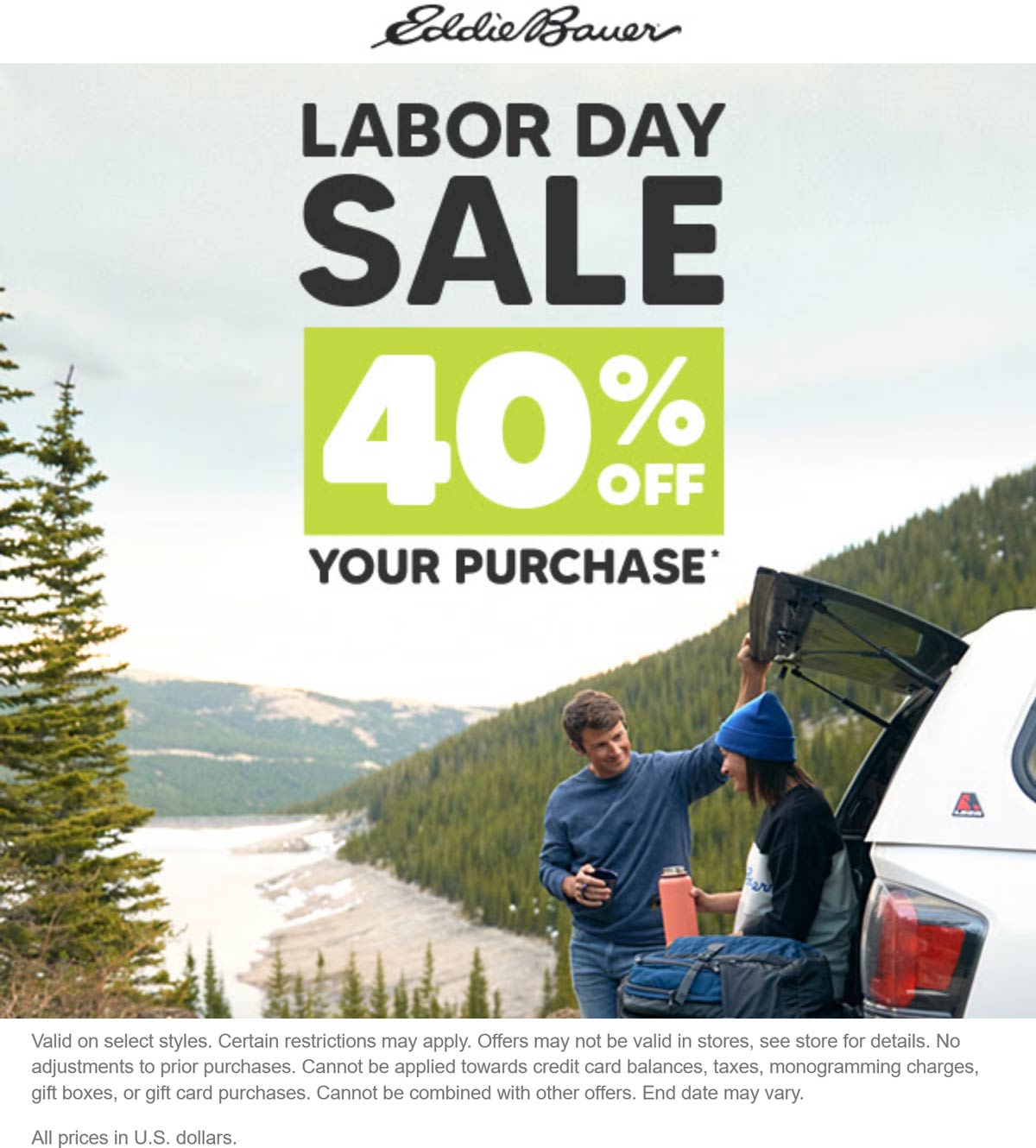 Eddie Bauer coupons & promo code for [November 2022]