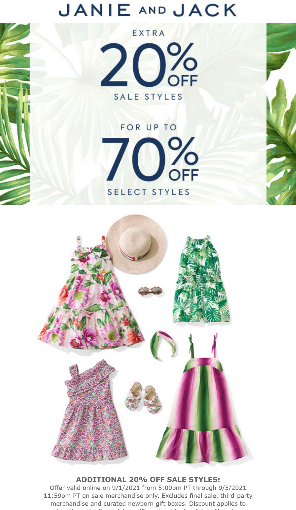 Extra 20 off sale styles today at Janie & Jack janiejack The