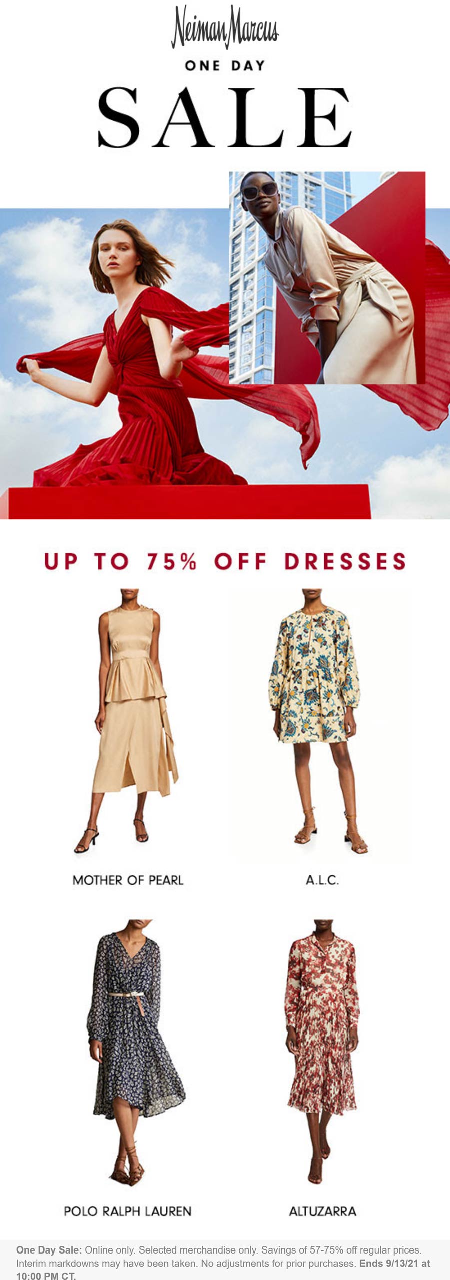 Neiman Marcus stores Coupon  57-75% off dresses today online at Neiman Marcus #neimanmarcus 