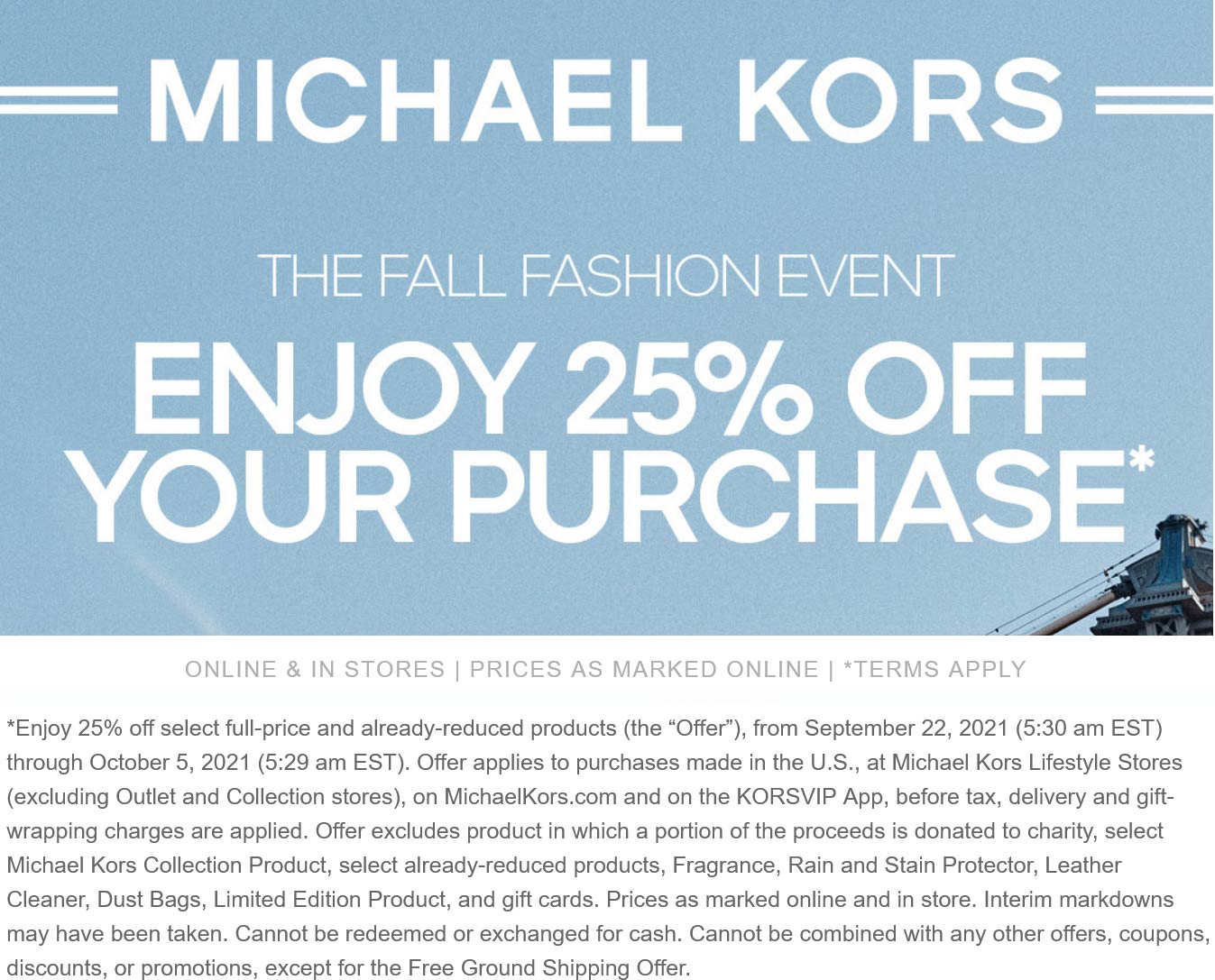 Michael Kors coupons & promo code for [November 2022]