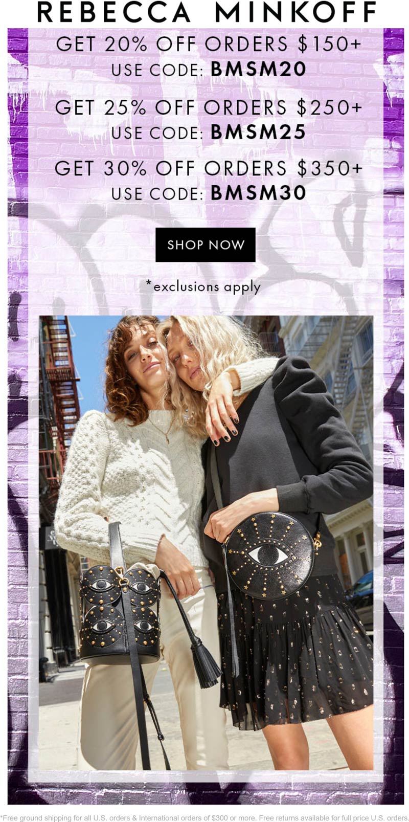 Rebecca Minkoff coupons & promo code for [November 2022]