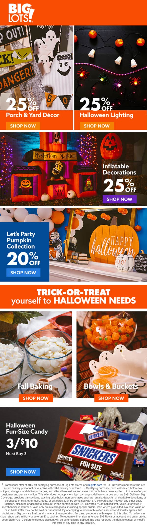 Big Lots stores Coupon  25% off Halloween decorations at Big Lots #biglots 