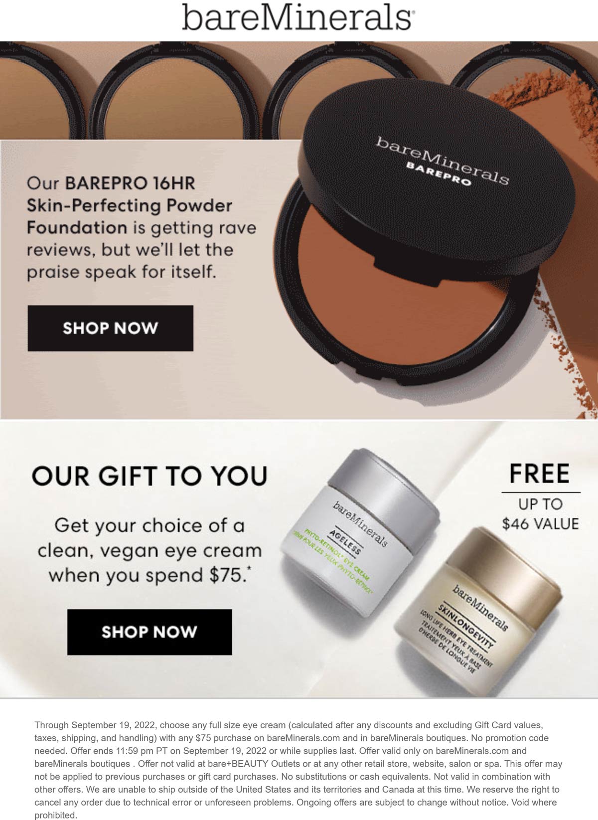 bareMinerals March 2024 Coupons and Promo Codes 🛒