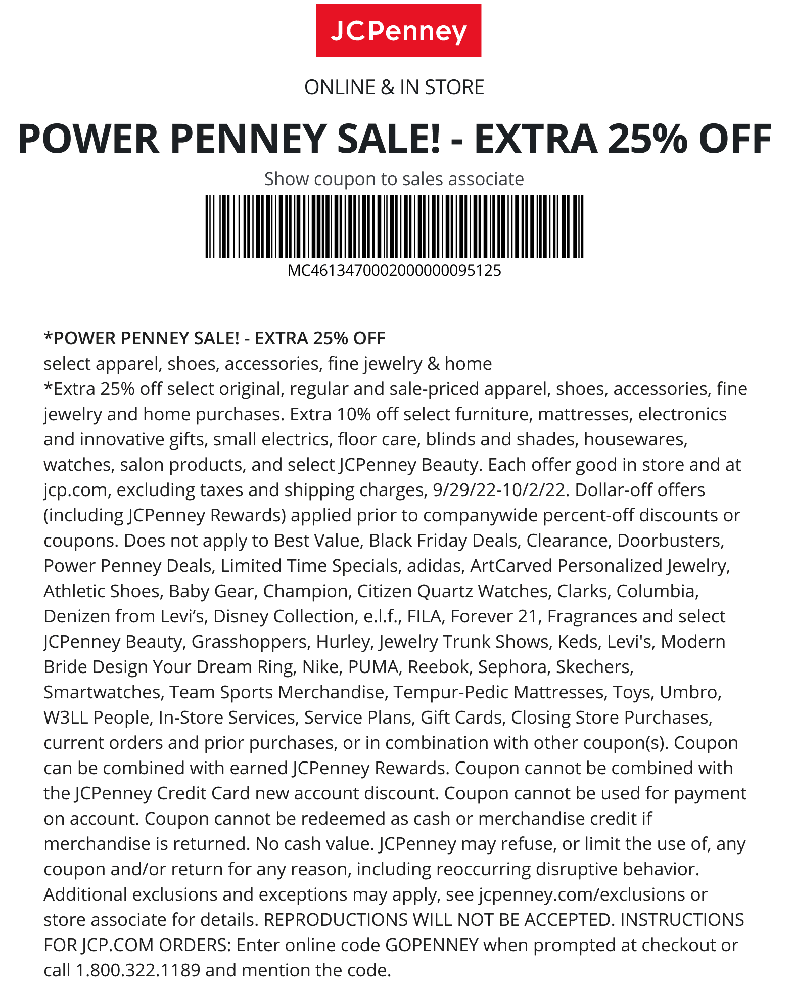 JCPenney coupons & promo code for [December 2022]