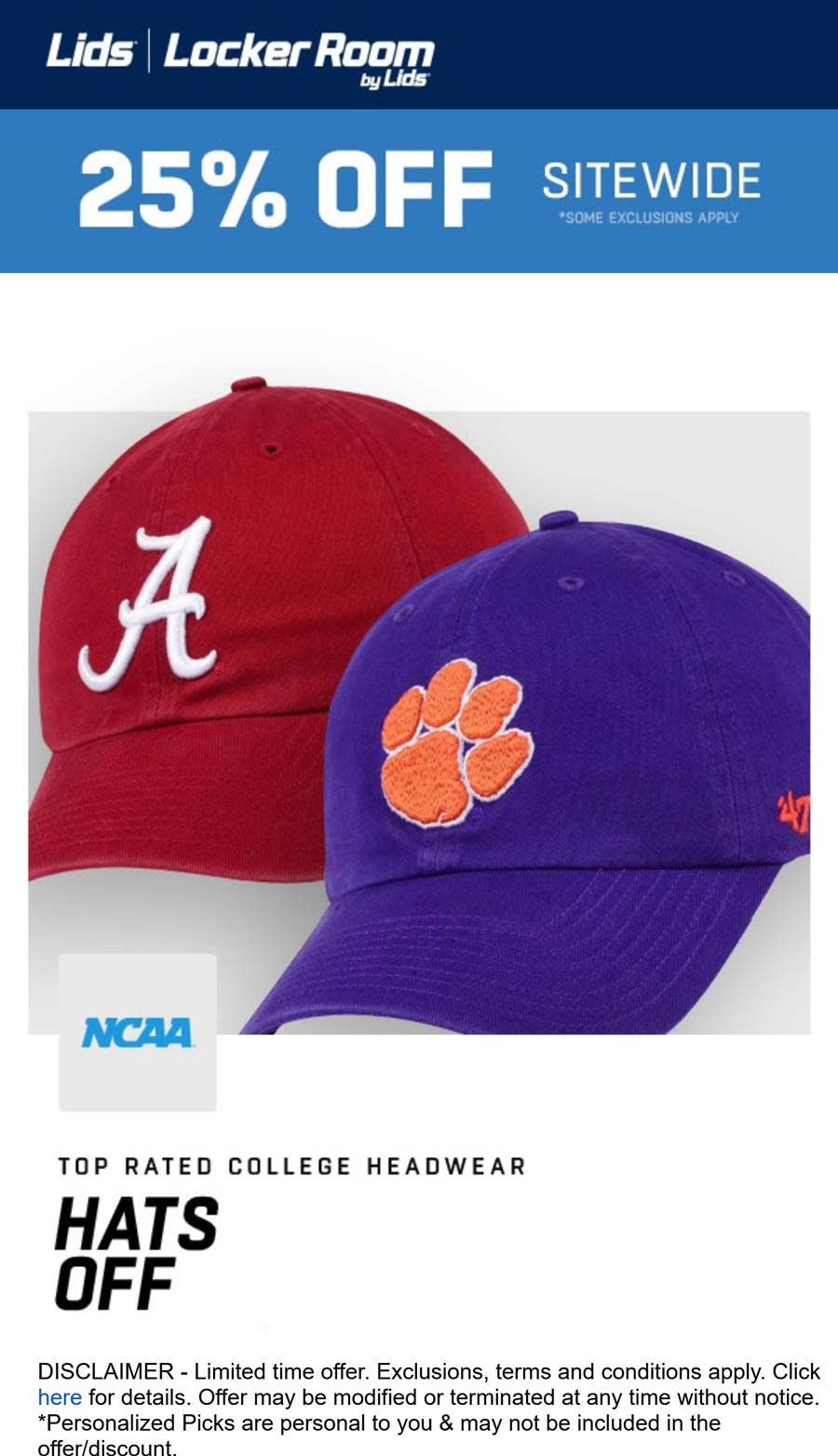Lids stores Coupon  25% off everything online today at Lids #lids 