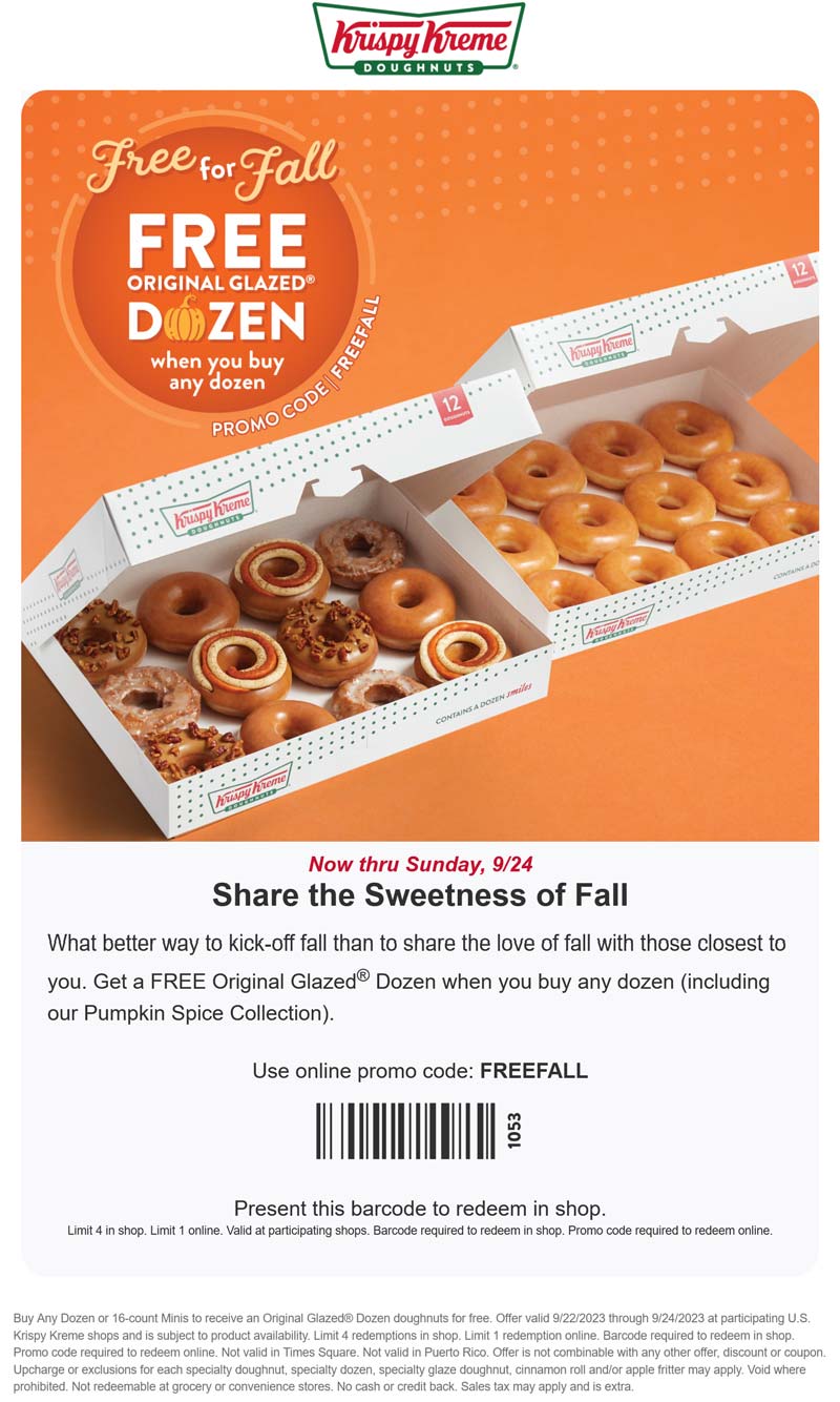 Krispy Kreme coupons & promo code for [May 2025]