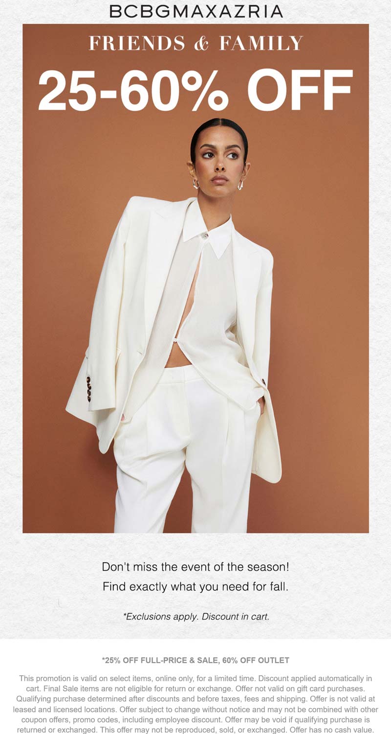 BCBGMAXAZRIA coupons & promo code for [May 2025]