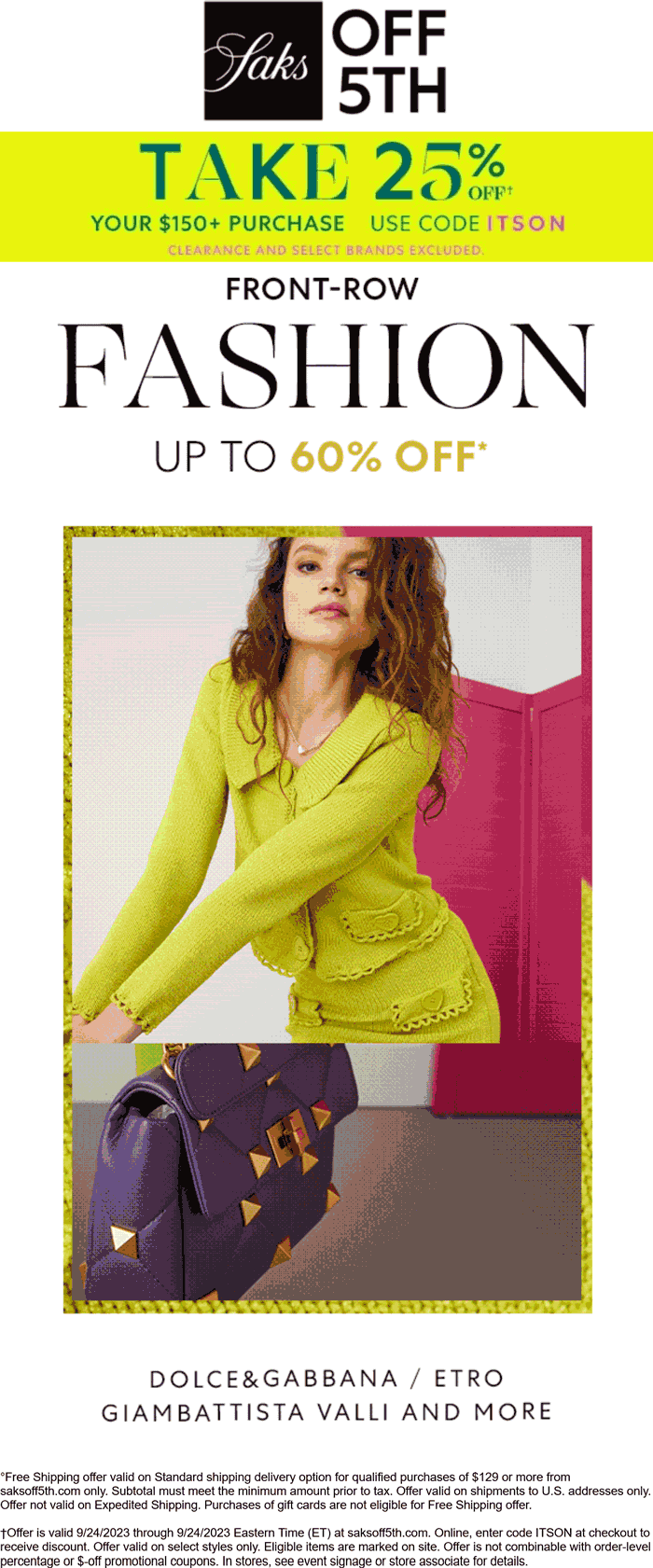OFF 5TH coupons & promo code for [May 2025]
