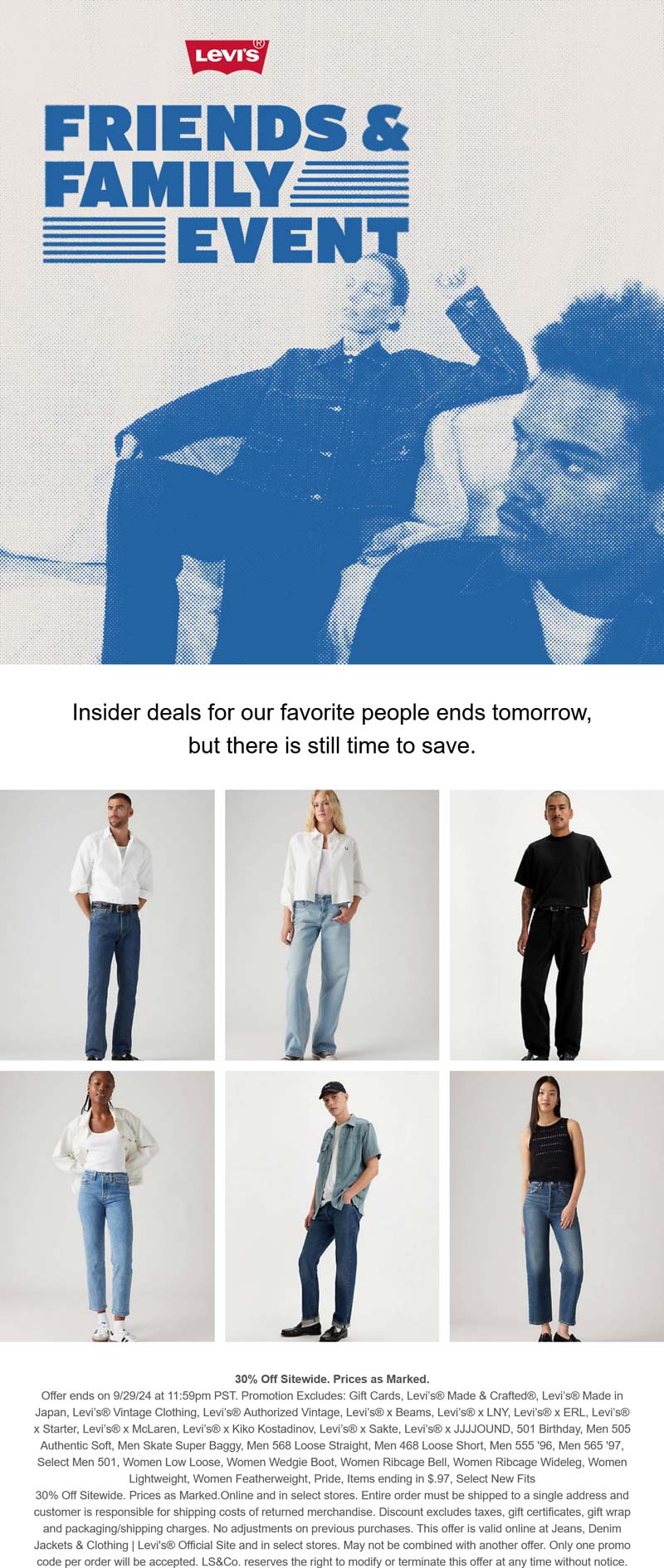 Levis stores Coupon  30% off everything online at Levis #levis 